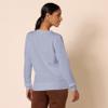 Amazon Essentials Women's Fleece Crewneck Pullover Sweatshirt (Available in Plus Size), Indigo Blue Heather, XX-Large view 2