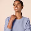 Amazon Essentials Women's Fleece Crewneck Pullover Sweatshirt (Available in Plus Size), Indigo Blue Heather, XX-Large view 4