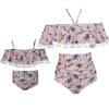 Baby Girls Swimsuits Mommy and Me Swimsuits 2 Pieces Family Matching Swimsuit view 1