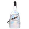 Aisi Fashion Women Ladies Holographic Laser Sling Bag Small Crossbody Daypack Casual Backpack Chest Bag view 1