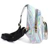 Aisi Fashion Women Ladies Holographic Laser Sling Bag Small Crossbody Daypack Casual Backpack Chest Bag view 3