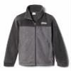 Columbia Kid's Steens Mt II Fleece Jacket, Soft Fleece with Classic Fit Outerwear, City Grey/Shark, 18/24 view 1