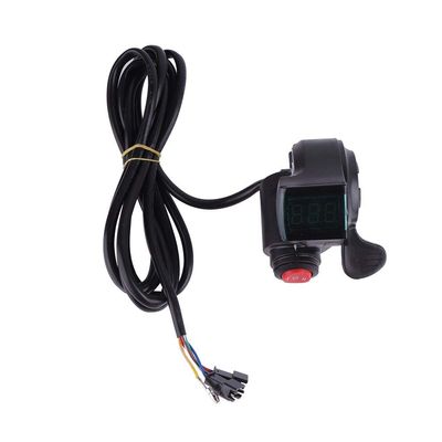Tbest Thumb Throttle, Throttle with Display,12V 99V Thumb Throttle Speed Control Assembly for Electric Scooter Pocket Electric Thumb Throttle Throttle