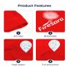 Firesara Fabric Swim Cap, High Elasticity Swimming Cap Keeps Hair Clean Breathable Fit Both Long Hair Short Hair, Swim Caps Woman Girls Men Kids One Size Hat view 2