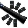 Alien Pros Tennis Racket Grip Tape (6 Grips)  Precut and Light Tac Feel Tennis Grip  Tennis Overgrip Grip Tape Tennis Racket  Wrap Your Racquet for High Performance (6 Grips, Black) view 1