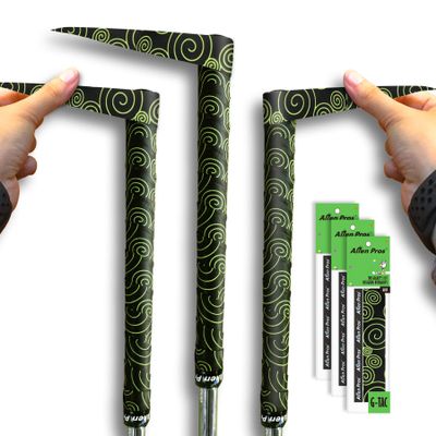 Alien Pros Golf Grip Wrapping Tapes (3-Pack) - Innovative Golf Club Grip Solution - Enjoy a Fresh New Grip Feel in Less Than 1 Minute (3-Pack, Black Clouds)