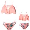 Baby Girls Swimsuits Mommy and Me Swimsuits 2 Pieces Family Matching Swimsuit view 1