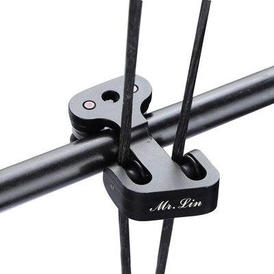 Ace Hunter Aluminum Archery Cable Slide Compound Bow String Splitter Roller Glide Separator