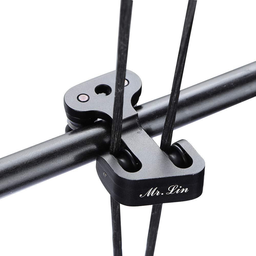 Ace Hunter Aluminum Archery Cable Slide Compound Bow String Splitter Roller Glide Separator