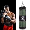 Heavy Punching Bag,Training Boxing Bag with Chain for Adults Men Women(Empty) (100cm-Green) Martial Arts view 3
