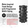 Vittoria Martello Mountain Bike Tires for Mixed Terrain Conditions - Enduro TNT 4C G2.0 MTB Tire - Tubeless Ready (27.5x2.8, Full Black) view 4