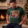 Custom T Shirts for Men Women Personalized Photo Text Logo Unisex Cotton Tee Design Your Own Front Back Print Adult Shirt Forest Green view 2