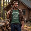 Custom T Shirts for Men Women Personalized Photo Text Logo Unisex Cotton Tee Design Your Own Front Back Print Adult Shirt Forest Green view 3