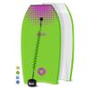 BPS 'Shaka' Lightweight Body Board - EPS Core Bodyboard with Wrist Leash for Beach Pool Surfing Kids Teens Adults (Green Purple, 33 Inch) view 1