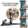 leikefitness Sissy Squat Machine, Deluxe Multi-Function Deep Sissy Squat Bench Workout Station, Leg Exercise Machine for Home Gym (Black-8300) view 2