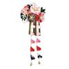 thefancypumpkin Japanese Style Handmade Sakura Fan Side Clips Kimono/Hanfu Hair Accessories for Cosplay/Wedding-E08 view 1