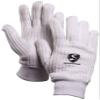 SG Three Pair of Cricket Inner Gloves (Size-Men) Batting Gloves (White) view 3
