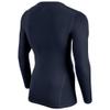 Champro Mens Long Sleeve Compression Shirt - Polyester Spandex, Navy, Large US view 3