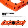 TAG Metals T3 Pedals Nylon Orange view 2