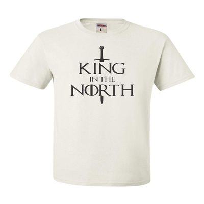 Go All Out XX-Large White Adult King in The North T-Shirt