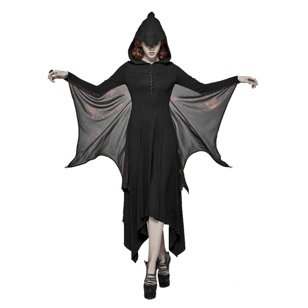 Largemouth Western Fashion Women's Gothic Bat Dress (XS/S)