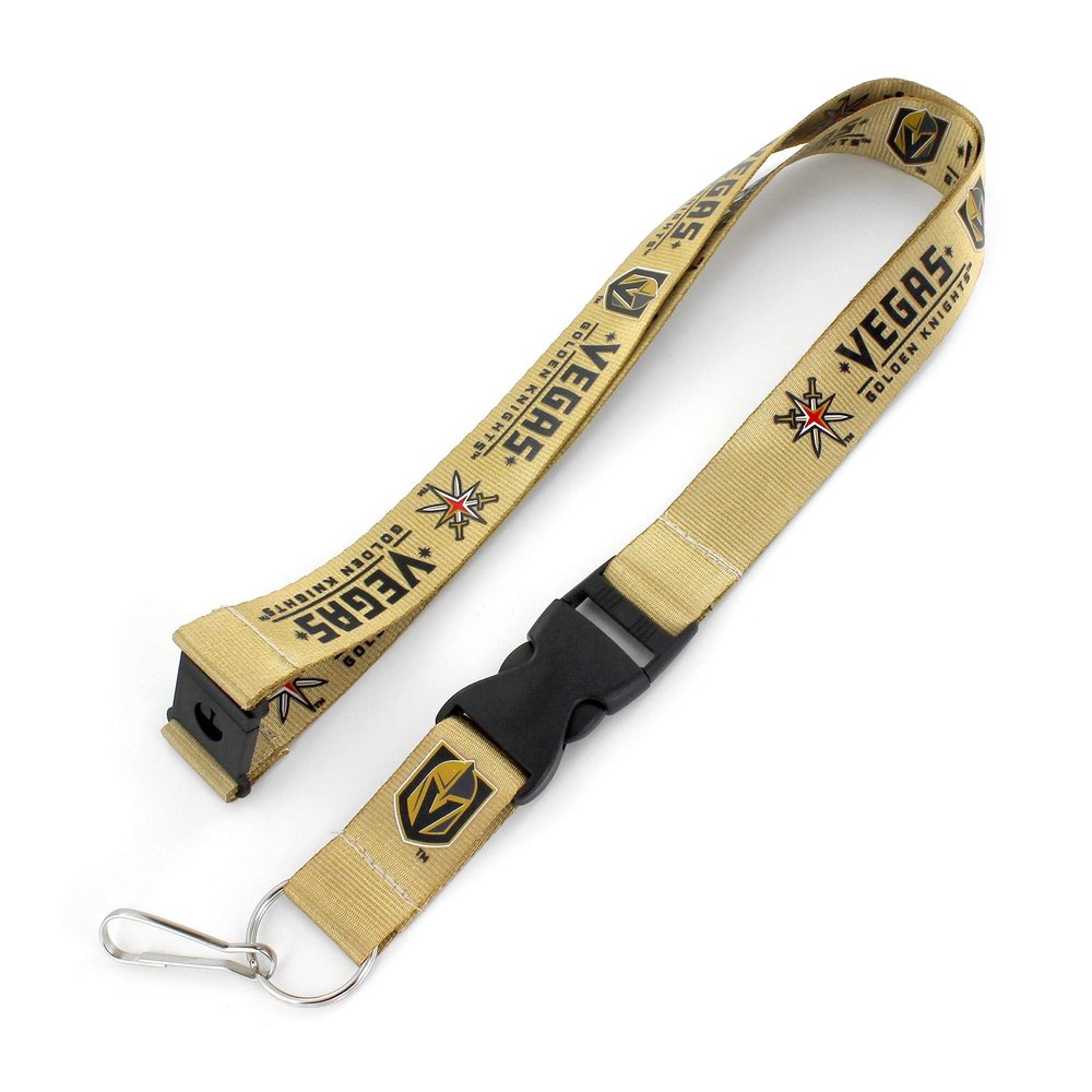 Aminco NHL Vegas Golden Knights Team LanyardTeam Lanyard, Gold, 4