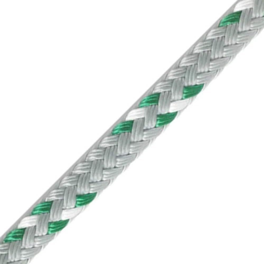 New England Ropes 3/8in - 10mm Viper Braid Green Fleck 10 Feet Long