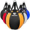 PROLAST Wrecking Ball Heavy Punching Bag for Adults, Hook and Uppercut, Body Snatcher, Boxing, MMA, Muay Thai Training Equipment, Unfilled, 65 lbs, Rhino Yellow view 1
