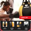 PROLAST Wrecking Ball Heavy Punching Bag for Adults, Hook and Uppercut, Body Snatcher, Boxing, MMA, Muay Thai Training Equipment, Unfilled, 65 lbs, Rhino Yellow view 3