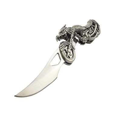 7" Dragon Biker Blade Design Stainless Steel Tactical Folding Pocket Knife
