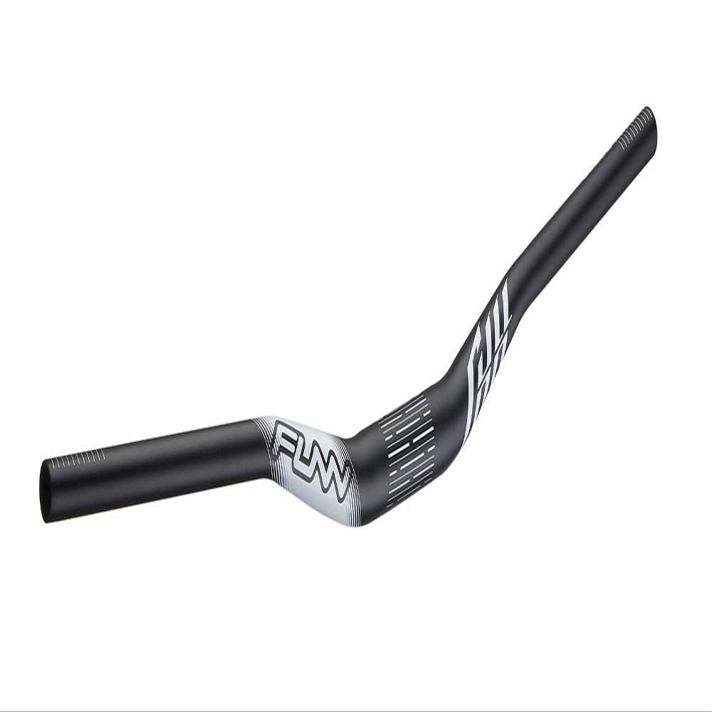 Funn Full On Mountain Bike Handlebar with Bar Clamp 35mm and Width 785mm, Tough and Lightweight Alloy Riser Handlebar for MTB, BMX and Road Bike, Rise 30mm MTB Handlebar (Black)