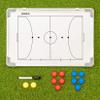 FORZA 18in x 12in Double-Sided Sports Coaching Whiteboard | 13 Sports Options - Magnetic Markers, Pen, and Eraser Included (Futsal, Without Carry Bag) view 1