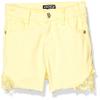 XOXO Girls' Little Stretch Twill Short, Yellow Crochet, 4 view 1