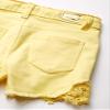 XOXO Girls' Little Stretch Twill Short, Yellow Crochet, 4 view 2