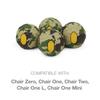 Helinox Chair Stabilizing Vibram Rubber Ball Feet (Set of 4), 45mm, Field Camo view 2