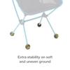 Helinox Chair Stabilizing Vibram Rubber Ball Feet (Set of 4), 45mm, Field Camo view 3