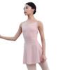 118141008 Girls Camisole Ballet Leotards Back Cross Dance Leotards (XL, Pink) view 1