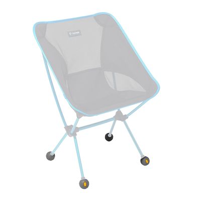 Helinox Chair Stabilizing Vibram Rubber Ball Feet (Set of 4), 45mm, Grey