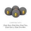 Helinox Chair Stabilizing Vibram Rubber Ball Feet (Set of 4), 45mm, Grey view 2