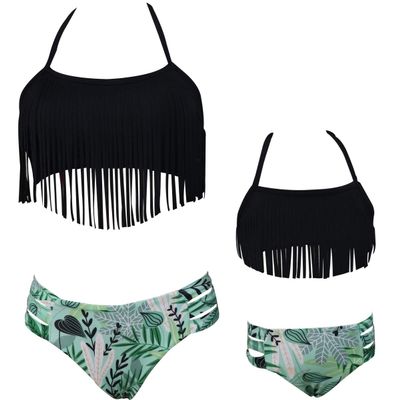 Baby Girls Swimsuits Mommy and Me Swimsuits 2 Pieces Family Matching Swimsuit