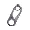 MecArmy CH6 Titanium Carabiner Keychain Clip, EDC Small Backpack Clip Heavy Duty Key Clips Quick Release Key Chain for Keys Outdoors view 1