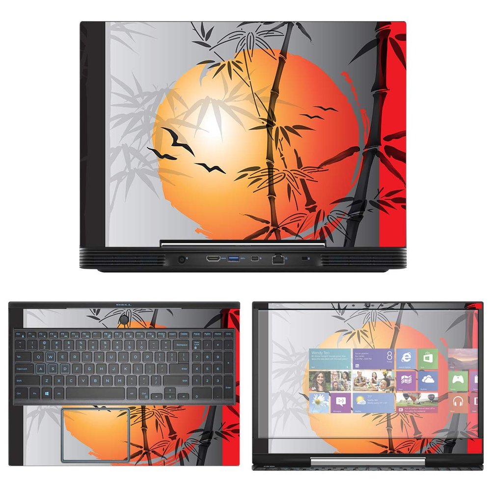 Decalrus - Protective Decal Asian Inspired Skin Sticker for Dell G5 5590 (15.6" Screen) case Cover wrap DEg5_5590-204