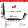 Yisunnan Kayak Storage Utility Rack, Heavy Duty Garage Hangers, Wall Mount or Dock Hanging Hooks for Canoe,Paddle Board,Surfboard,Snow Board,Ladder view 2