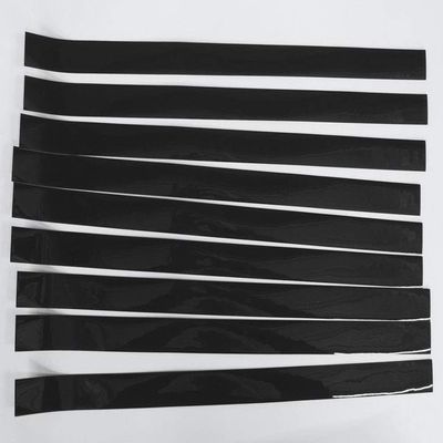 Pro-Tuff Decals 1" Wide Football Helmet Stripe 20 Mil Thick (Pack of 25) Helmet Tape (Black)