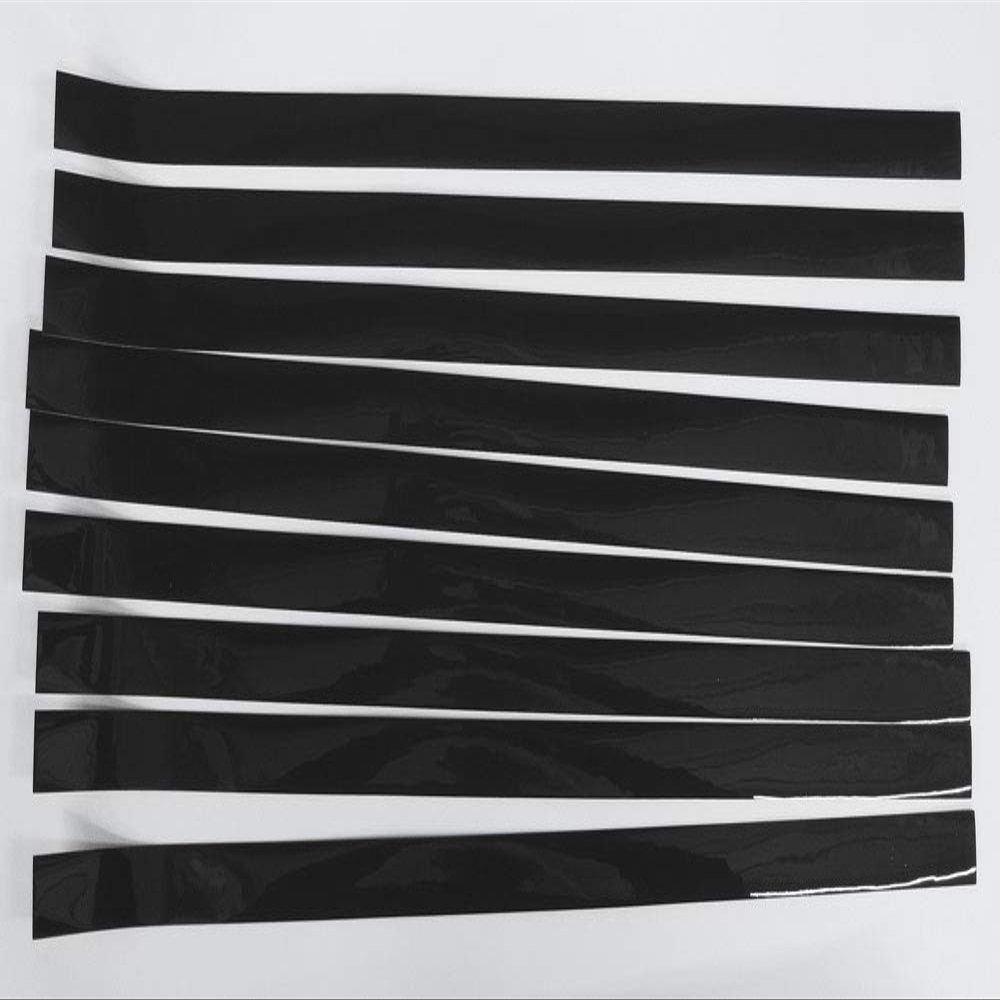 Pro-Tuff Decals 1" Wide Football Helmet Stripe 20 Mil Thick (Pack of 25) Helmet Tape (Black)