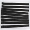 Pro-Tuff Decals 1" Wide Football Helmet Stripe 20 Mil Thick (Pack of 25) Helmet Tape (Black) view 1