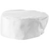 Winco Ventilated Pillbox Chef Hat, One Size, White view 1