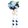 thefancypumpkin Japanese Style Handmade Sakura Fan Side Clips Kimono/Hanfu Hair Accessories for Cosplay/Wedding-E04