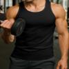 Andrew Scott Men's 6 Pack Cotton A-Shirt Tanks (3X-Large, 6 Pack-Black) view 4