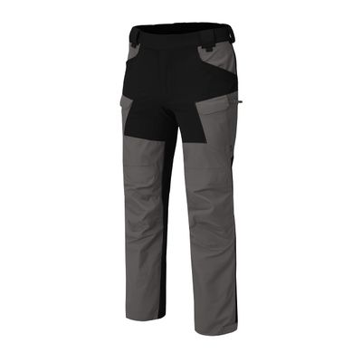 Helikon-Tex HOP Hybrid Outback Tactical Pants - Ripstop Mens Cargo Pants - DuraCanvas VersaStretch - Outdoors, Hiking, Law Enforcement, Work Pants, Cloud Grey/Black Waist 30 Length 36